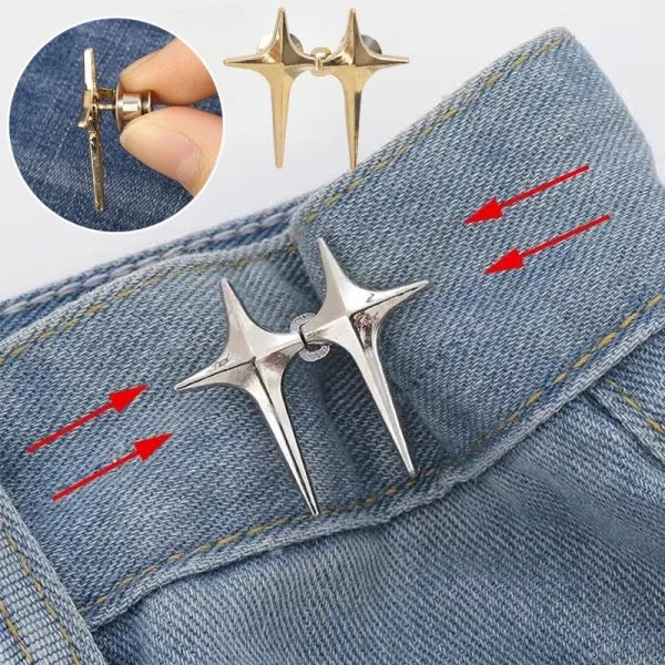 Botón de Cintura Ajustable con Estilo